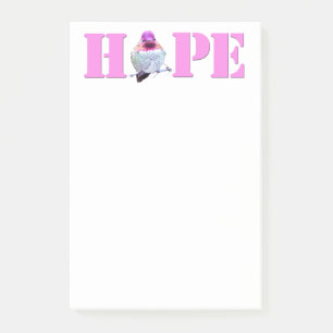 Roze HOOP Hummingbird Foto 4x6 Opmerkingen Post-it® Notes