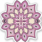 Roze Horizon Sticker (Voorkant)