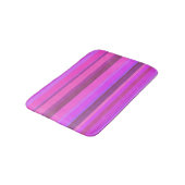 Roze horizontale strepen badmat (Gekanteld)