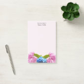 Roze Hortensia Thuiskantoor Post-it® Notes (Kantoor)