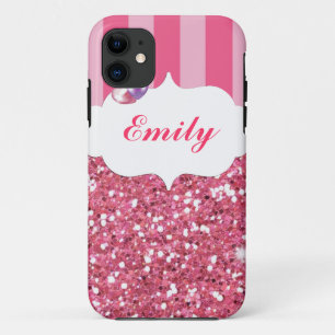 Roze houd Kalm en Snel op IPhone5 Hoesje