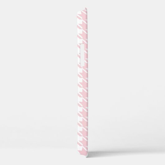 Roze houndstooth Pattern Modern  Case-Mate iPhone Case (Achterkant / Rechts)