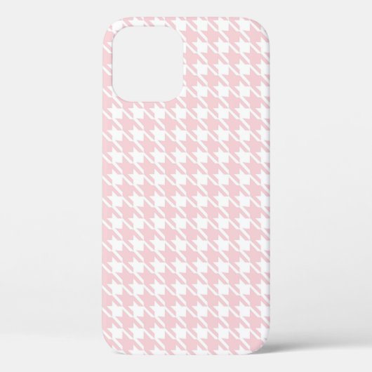 Roze houndstooth Pattern Modern  Case-Mate iPhone Case (Achterkant)