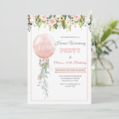 Roze Huis Verwarmings- en Verjaardags Sjabloon Kaart (Staand voorkant)