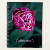 Roze humeurige tulp planner (Voorkant)
