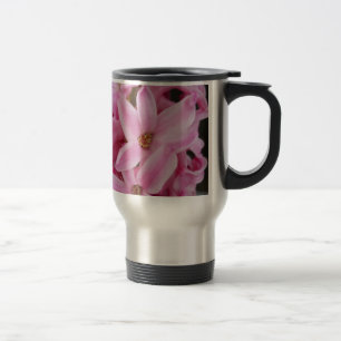 roze hyacint bloem reisbeker