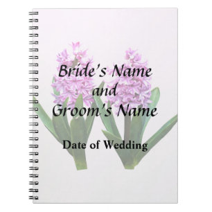 Roze hyacinth Duo Weddenschappen Producten Notitieboek
