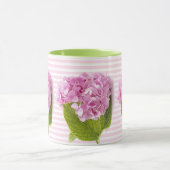 Roze Hydrangea Bloem Mok (Midden)