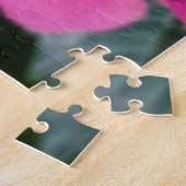 Roze hydrangea Bloem Puzzle Legpuzzel (Zijkant)