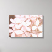 Roze Hydrangea Bloemblaadjes met Blos Canvas Afdruk (Voorkant)
