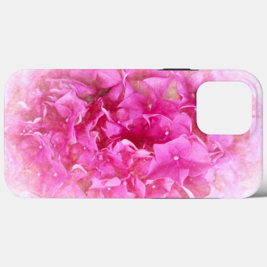 Roze Hydrangea Blossom Case-Mate iPhone Case (Achterkant (horizontaal))