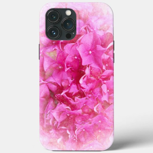  Roze Hydrangea Blossom Case-Mate iPhone Case (Achterkant)