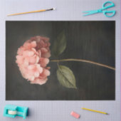 Roze Hydrangea Botanische Schilderij Decoupage Tissuepapier (Craft)