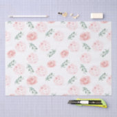 Roze Hydrangea cadeaupapier  Tissuepapier (Craft)
