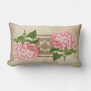 Roze Hydrangea Clusters Patio Buitenkussen