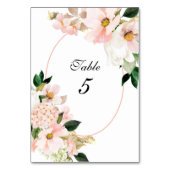 Roze Hydrangea Cosmos Witte Tulpen    Kaart (Achterkant)