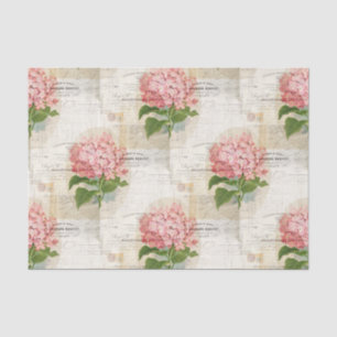  Roze Hydrangea, Frans tissuepapier