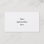  Roze Hydrangea French Ephemera Business Ca Visitekaartje (Achterkant)