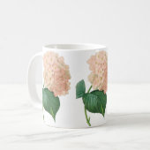  Roze hydrangea Hortensia Bloem door Redoute Koffiemok (Voorkant links)
