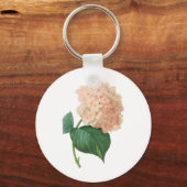  Roze hydrangea Hortensia Bloem door Redoute Sleutelhanger (Voorkant)