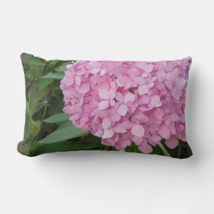 Roze hydrangea Lumbar Pillow Kussen