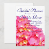 Roze Hydrangea roze bloemenbloem Vrijgezellenfeest Kaart (Voorkant / Achterkant)