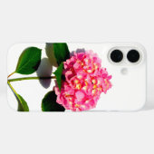 Roze hydrangea roze florroze bloem Case-Mate iPhone case (Achterkant (horizontaal))