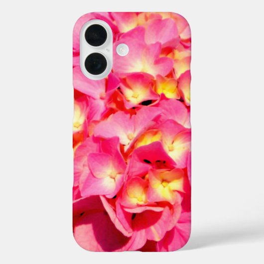 Roze hydrangea roze florroze bloem Case-Mate iPhone case (Achterkant)