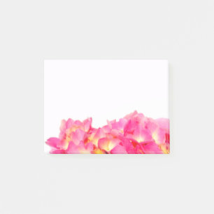 Roze hydrangea roze florroze bloem post-it® notes