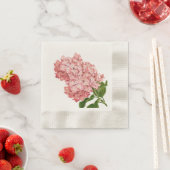 Roze Hydrangea uit de Vintage-collectie, Op Maat G Servetten (Insitu)