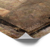 Roze hydrangeas in een Vase Poster (Hoek)