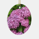 Roze hydrangeas keramisch ornament (Rechts)