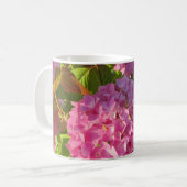 Roze Hydrangea's Koffiemok (Voorkant links)