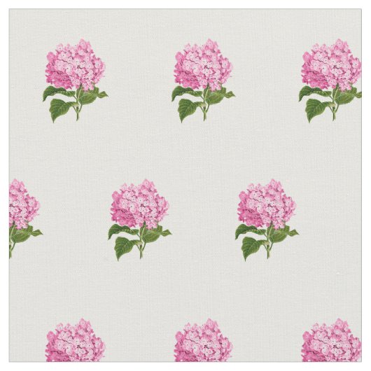Roze hydrangeas stof (Close Up)