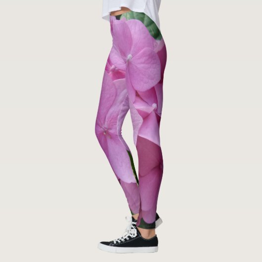 Roze hydrangeenventilatorLeggings Leggings (Links)