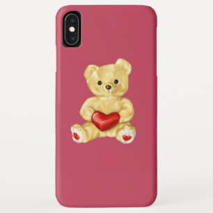 Roze hypnotiseren Cute Teddy Bear iPhone XS Max Hoesje