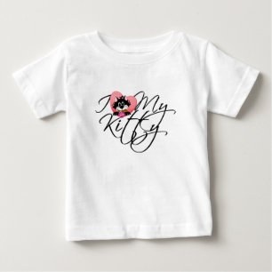 Roze I houdt van Mijn T-shirts en Giften van het
