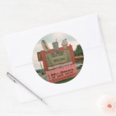 Roze Ice Cream Stand Stickers (Envelop)