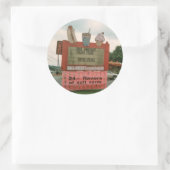 Roze Ice Cream Stand Stickers (Tas)