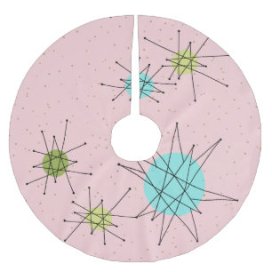 Roze Iconische atoomstaarstbomen Kerstboom Rok