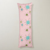 Roze Iconische atoomstartpiloot Lichaamskussen (Achterkant (Verticaal))