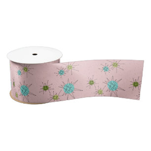 Roze Iconische atoomstoot Ribbon Lint