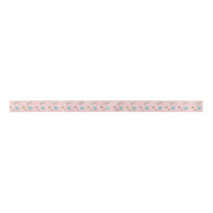 Roze Iconische atoomstoot Ribbon Lint