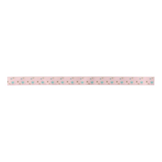 Roze Iconische atoomstoot Ribbon Lint (Voorkant)