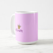 Roze iCraft-Mok Koffiemok (Voorkant links)