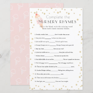 Roze Ijs Baby Shower Nursery Rhymes