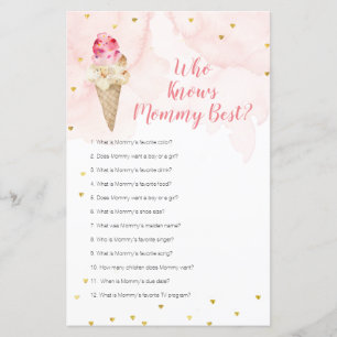 Roze ijsbloem die mama het beste spel kent