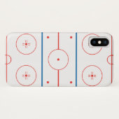 roze ijshockey Case-Mate iPhone case (Achterkant (horizontaal))