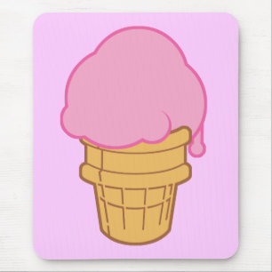 Roze ijskap muismat