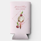 Roze ijskersen rood schepte Vrijgezellenfeest op (Achterkant)